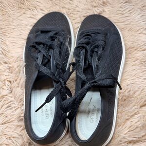 CROCS Black Court Shoes
